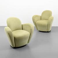Pair of Vladimir Kagan Lounge Chairs - Sold for $4,375 on 05-15-2021 (Lot 224).jpg
